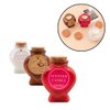 Imagen de Vela aromatica en frasco CORAZON C/U 7X6cm- 3 colores