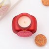 Imagen de Vela aromatica en frasco CORAZON C/U 7X6cm- 3 colores