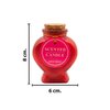 Imagen de Vela aromatica en frasco CORAZON C/U 7X6cm- 3 colores