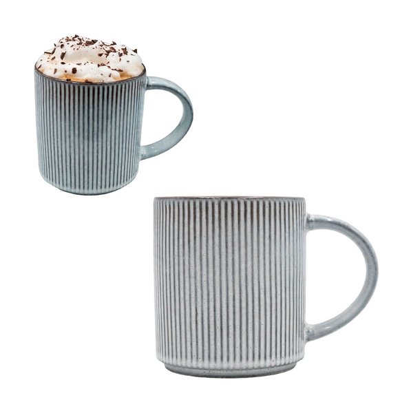 Imagen de Taza ceramica mate 8,5x8,5cm-exterior ondeado