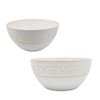 Imagen de Bowl ceramica blanco 15,5x7,5cm-borde estampado