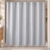 Imagen de Cortina de baño en tela -180x180cm- gris