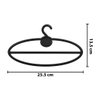 Imagen de Percha plastica oval para bufanda o chalina- 25,5x13,5cm - n