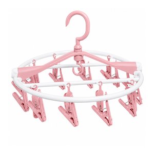 Imagen de Perchero con 20 palillos redondo plegable-32x32cm-2 colores