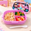 Imagen de Lanchera infantil tapa hermetica-divisiones con cuchara