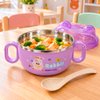 Imagen de Lanchera infantil con cuchara-redonda con asas