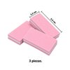 Imagen de Lima de uñas doble cara bloque 100/180 - 3 pcs