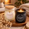 Imagen de Vela aromatica en frasco C/U 15x6,5cm-2 colores
