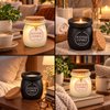 Imagen de Vela aromatica en frasco C/U 15x6,5cm-2 colores