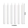 Imagen de Velas blancas x 10pc-18,5x1,6cm-4,5 horas en caja exhibidora