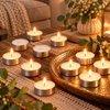 Imagen de Velas blancas chatas x 50 unidades