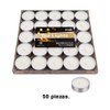 Imagen de Velas blancas chatas x 50 unidades
