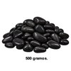 Imagen de Piedras negras en bolsa red - 500gr