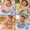 Imagen de Cubiertos plastico PP-set en estuche-20,5x4,5x2,5cm-4 colore