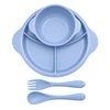 Imagen de Plato infantil con divisiones-plato hondo-cubiertos-plastico