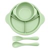 Imagen de Plato infantil con divisiones-plato hondo-cubiertos-plastico