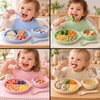 Imagen de Plato infantil con divisiones-plato hondo-cubiertos-plastico