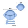 Imagen de Plato infantil con divisiones-plato hondo-cubiertos-plastico