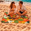 Imagen de Pareo estampado 165x114cm seda artificial con flecos