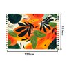 Imagen de Pareo estampado 165x114cm seda artificial con flecos