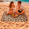 Imagen de Pareo estampado 165x114cm seda artificial con flecos