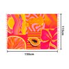 Imagen de Pareo estampado 165x114cm seda artificial con flecos