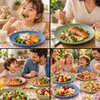 Imagen de Plato plastico PP 22x3cm. - 4 colores