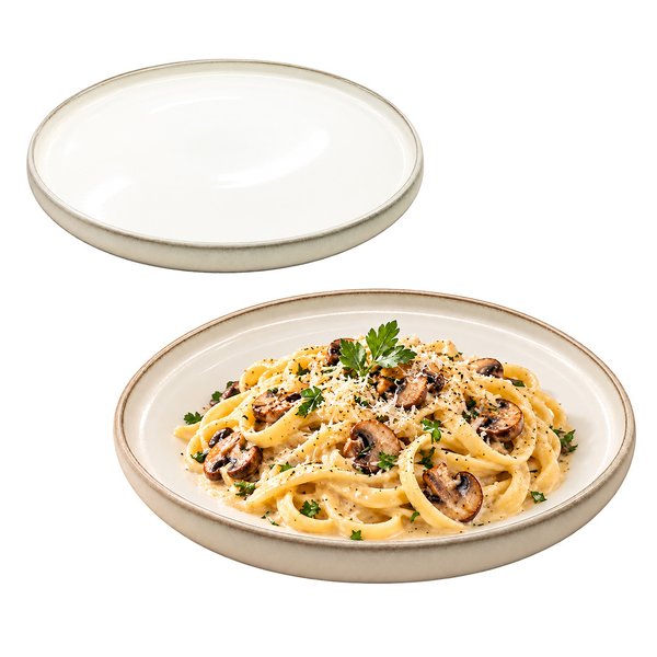 Imagen de Plato ceramica 10inch-borde oscuro