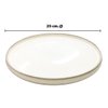 Imagen de Plato ceramica 10inch-borde oscuro