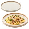 Imagen de Plato ceramica brilloso 10,5inch-borde oscuro esfumado