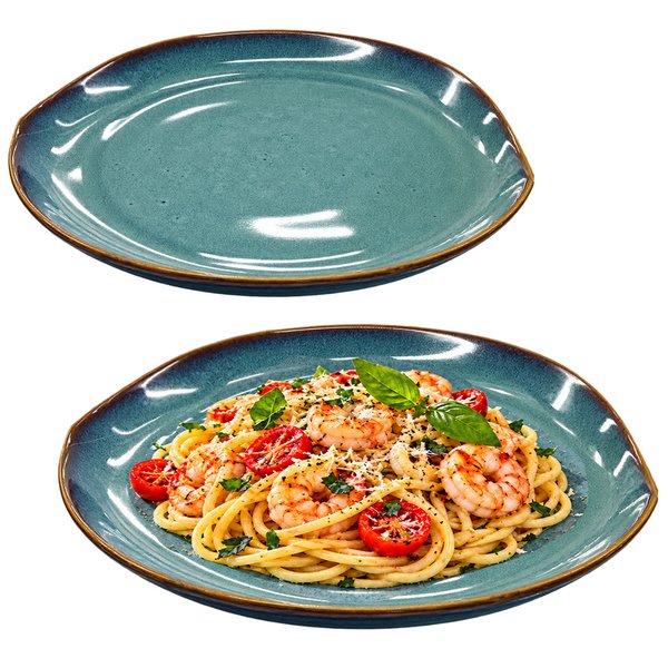 Imagen de Plato ceramica brilloso verde 10,75inch