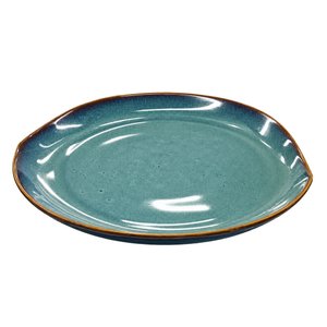Imagen de Plato ceramica brilloso verde 10,75inch