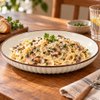 Imagen de Plato ceramica brilloso blanco 10inch-borde color ondeado