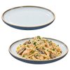 Imagen de Plato ceramica mate 10inch- borde oscuro