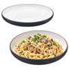 Imagen de Plato ceramica 10inch-borde alto oscuro