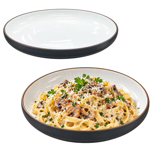 Imagen de Plato ceramica 10inch-borde alto oscuro