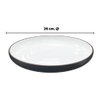 Imagen de Plato ceramica 10inch-borde alto oscuro