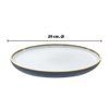 Imagen de Plato ceramica mate 8inch- borde oscuro