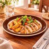 Imagen de Plato ceramica redondo borde color-26,5cm.-4 colores