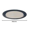 Imagen de Plato ceramica redondo borde color-26,5cm.-4 colores