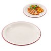 Imagen de Plato ceramica redondo circulos color -26,5cm.-4 colores