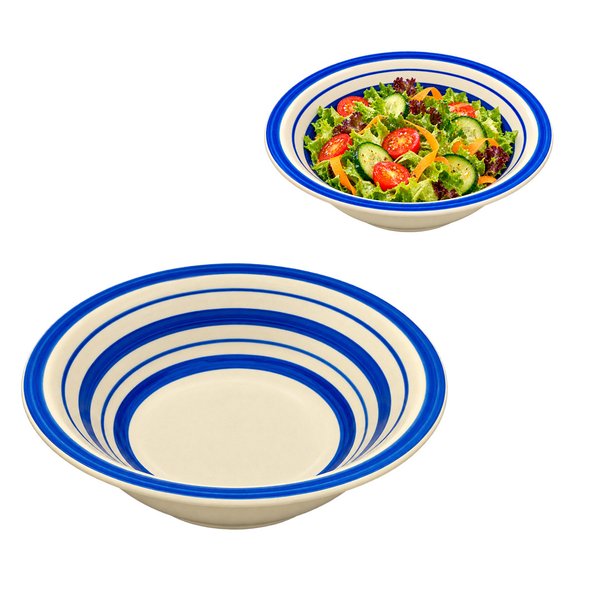 Imagen de Plato ceramica redondo hondo circulos color -20cm.-colores s