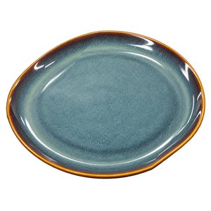 Imagen de Plato ceramica brilloso verde 8,5inch