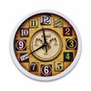 Imagen de Reloj de pared redondo números chapita 29cm