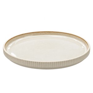 Imagen de Plato ceramica brilloso 8,5inch-borde oscuro esfumado