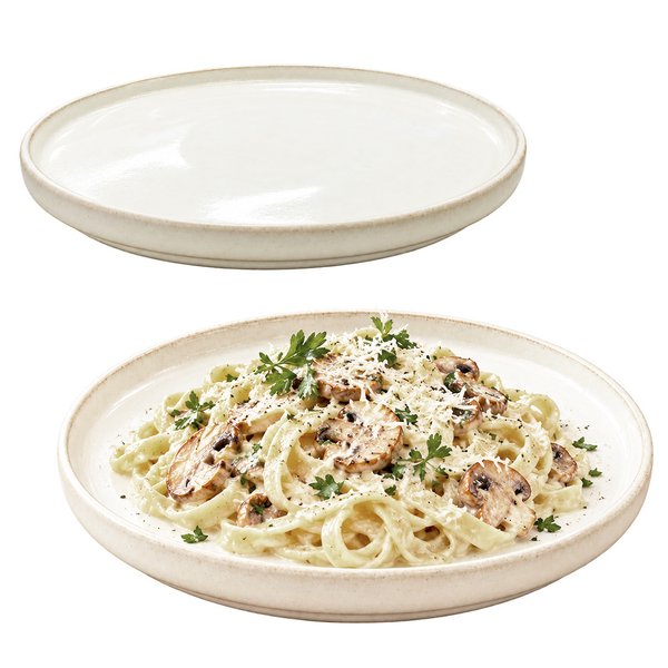 Imagen de Plato ceramica 8inch-borde oscuro
