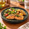 Imagen de Plato ceramica negro brilloso 8inch-borde ondeado