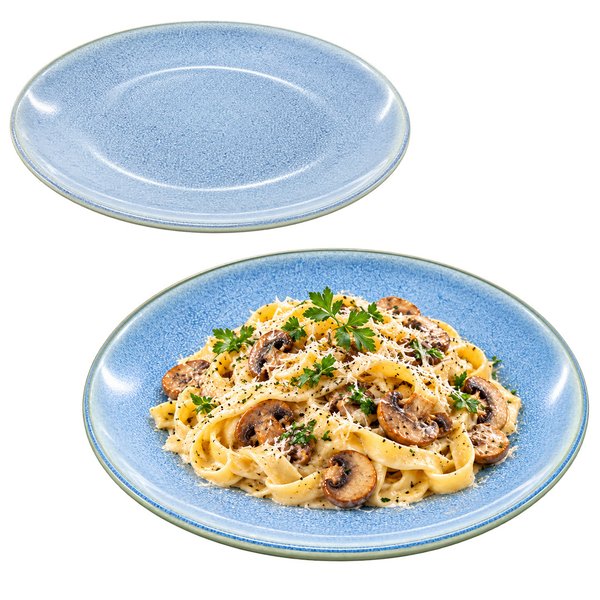 Imagen de Plato ceramica brilloso 10inch-celeste
