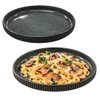 Imagen de Plato ceramica negro brilloso 9,75inch-borde ondeado