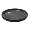 Imagen de Plato ceramica negro brilloso 9,75inch-borde ondeado